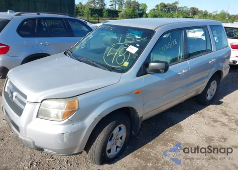 2006 Honda Pilot Lx from USA, damaged, VIN 2HKYF18126H532527